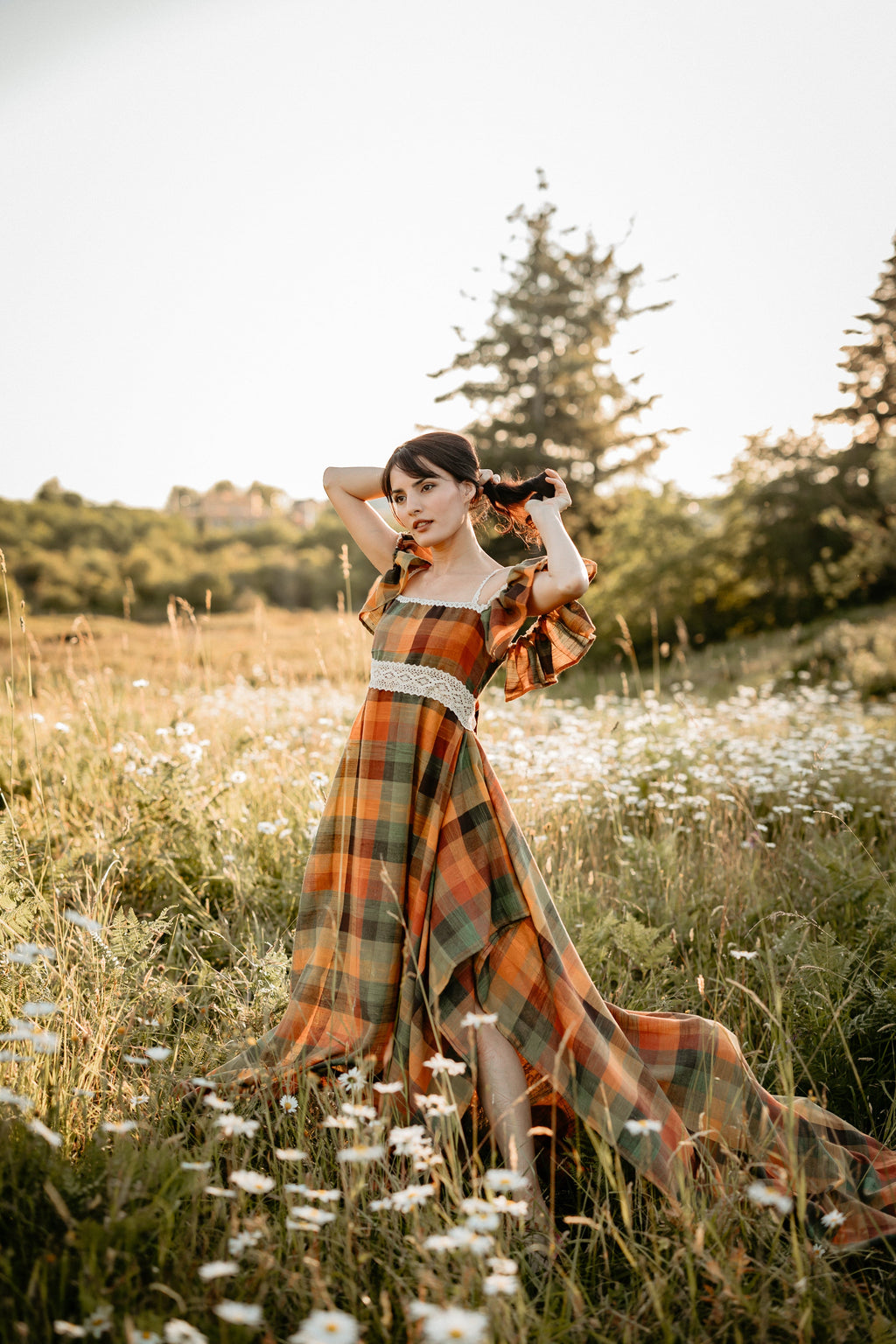 harvest gold dress Cult Gaia - Morgan Crochet Gown main image 0