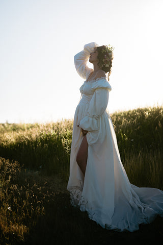 The Woodland Dress- Short/Long sleeve adjustable- Presale!