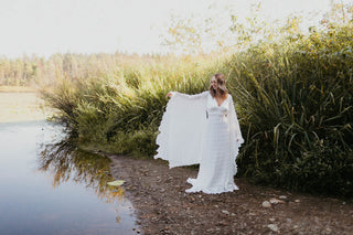 Sample Sale- White Swan Dress