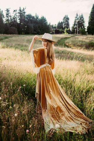 Vibe Robe - Golden and Rust - For Purchase Vibe Robe - Golden and Rust - For Purchase