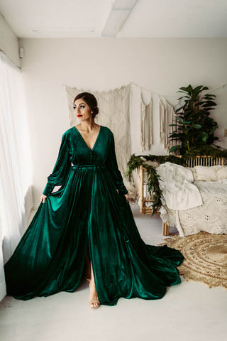 Ivy Dress - Emerald Green