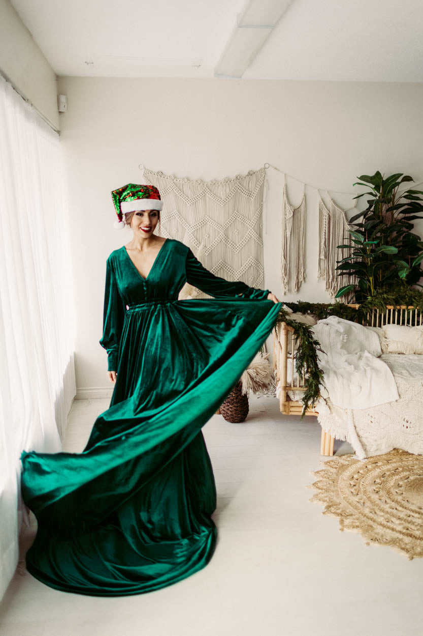 Ivy Dress - Emerald Green Ivy Dress - Emerald Green