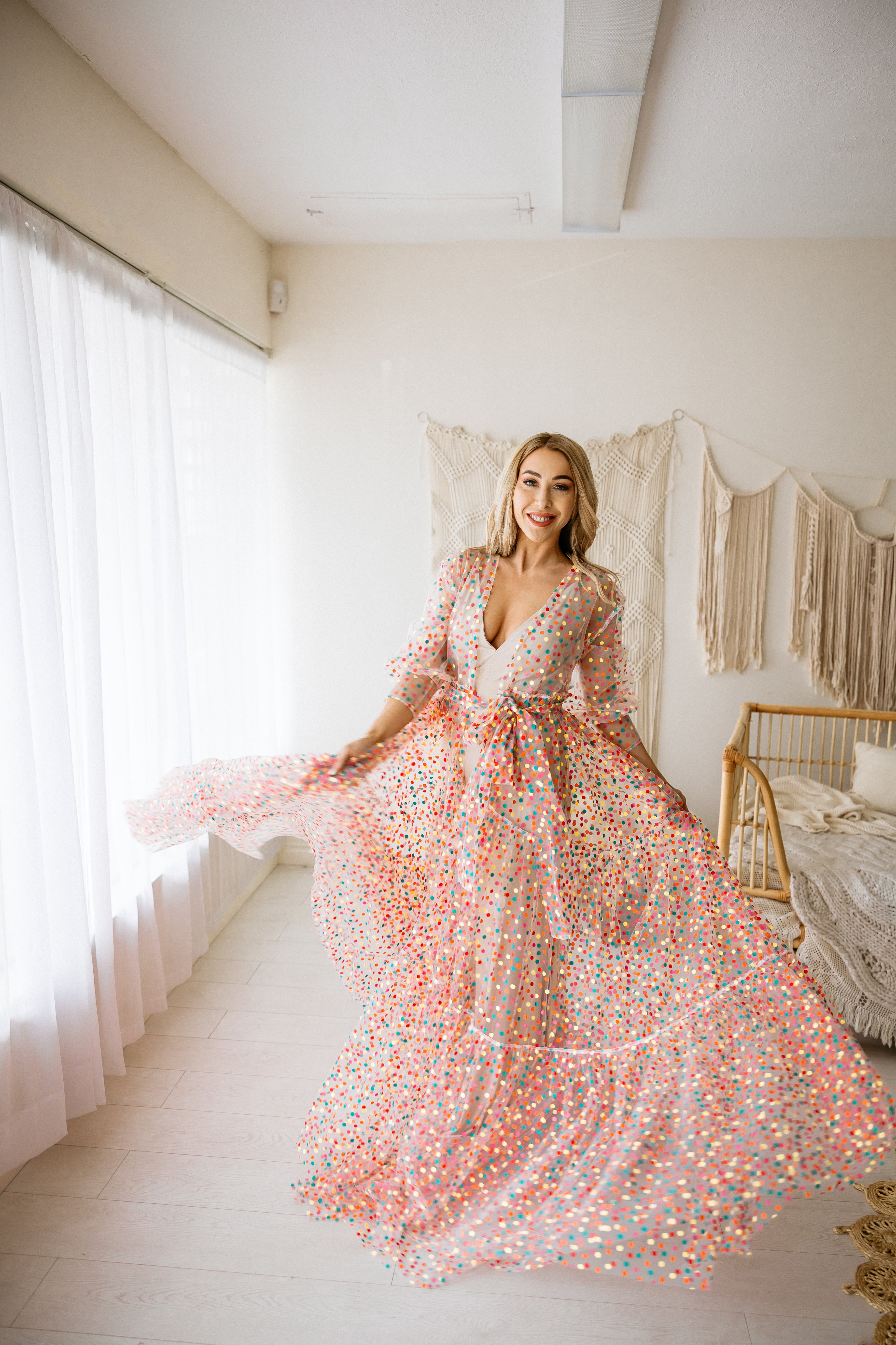 Confetti Robe-Rental Confetti Robe-Rental