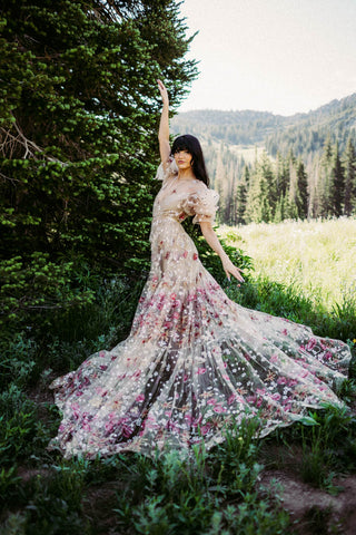 Meander Design Robe Meadow Robe – Flutter Dress