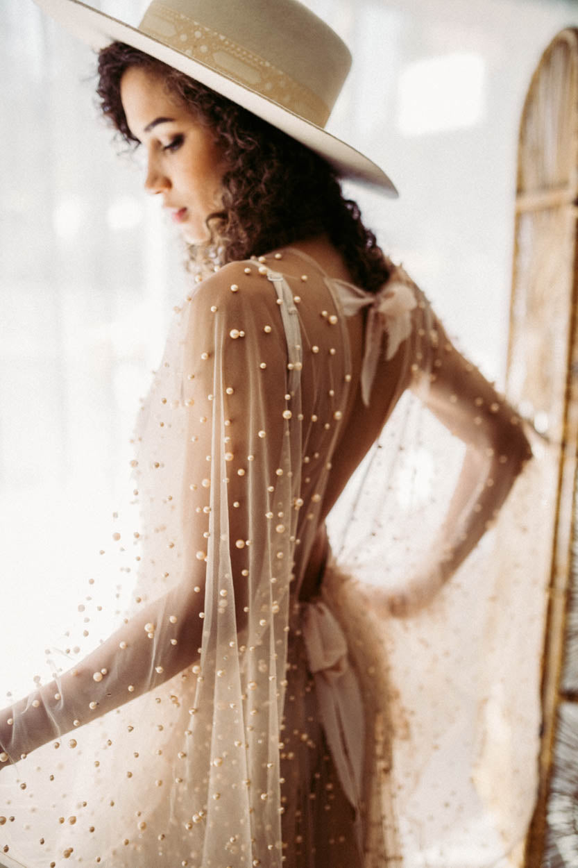 Pearl Dress - Gold and Ivory - For Purchase Flutter Dress Pearl Dress - Gold and Ivory - For Purchase Flutter Dress